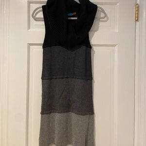 Alice + Olivia Sleeveless Cowl Neck Turtleneck Sweater Dress Sz XS